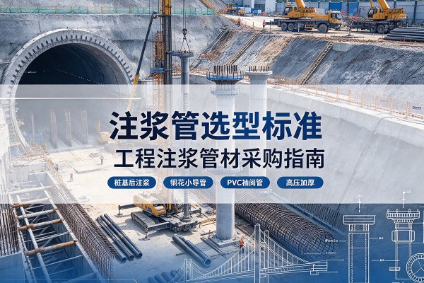 双流注浆管选型标准